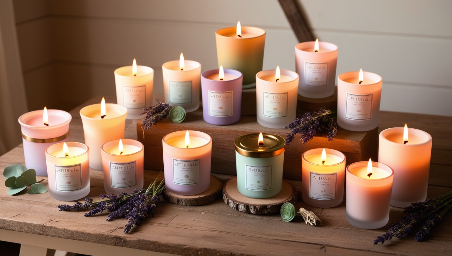 Transforma tus velas con aceites esenciales.