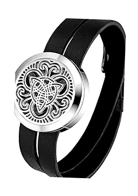 OIDEA Pulsera de Aromaterapia Árbol de la Vida, Doble Lapa