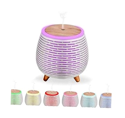 CkeyiN Humidificador Ultrasónico Mini 90ML Aromaterapia LED
