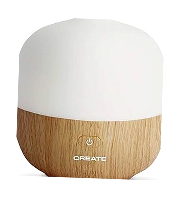 Difusor de Aromas CREATE Aroma Studio Madera Natural 120ml 7 LED