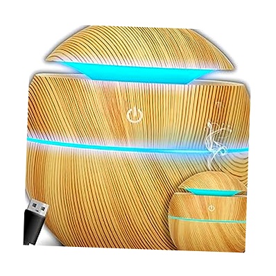 Humidificador RETOO ultrasónico LED 150 ml para oficina y dormitorio