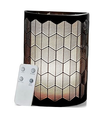 Zen'Aroma Difusor Verone Ultrasónico con Mando y LED Efecto Vela