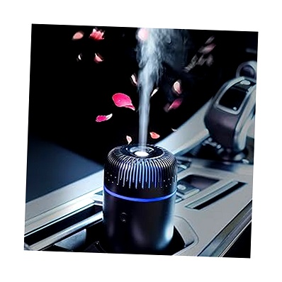 Difusor de Coche USB Aromaterapia Mini Cool Mist Negro