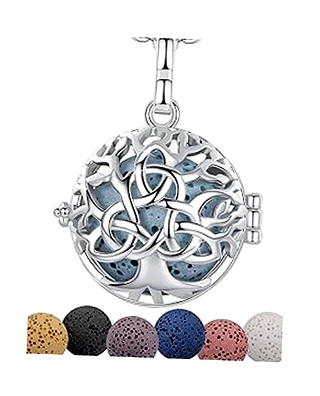 EUDORA Collar Difusor de Aromaterapia para Mujer y Niñas 24"