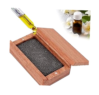 Difusor Portátil de Madera para Aceites Esenciales Aromaterapia