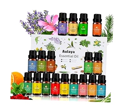 Set de Aceites Esenciales 18x10ml para Humidificador Aromático