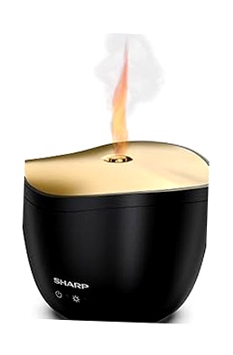 Difusor de Aromas Sharp DF-A1E-B ultrasónico 200 ml luz ámbar