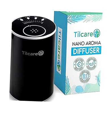 Difusor de Aceites Esenciales Recargable Sin Cable y Sin Agua