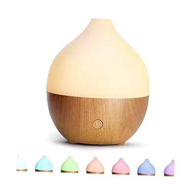SALKING Difusor de Aromaterapia 100ml con 8 Colores y Humidificador