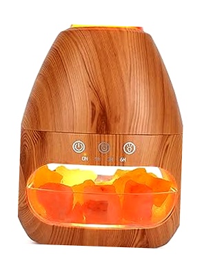 Humidificador Glovios 200ml Efecto Llama con Timer y Apagado Automático