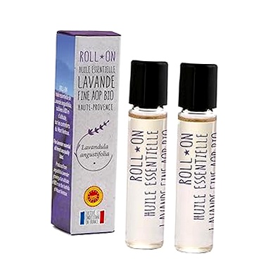 Aceite Esencial de Lavanda Fina Orgánico Roll On 100% Puro 10ml