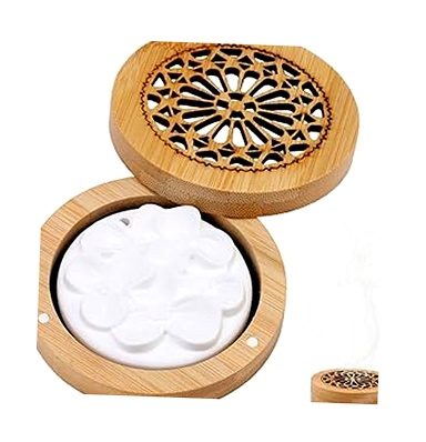 Difusor Aceites Esenciales Aroma Stone con Caja de Incienso