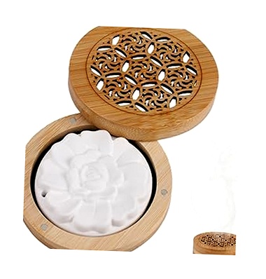 Difusor de Aceites Esenciales Aroma Stone con Caja de Incienso